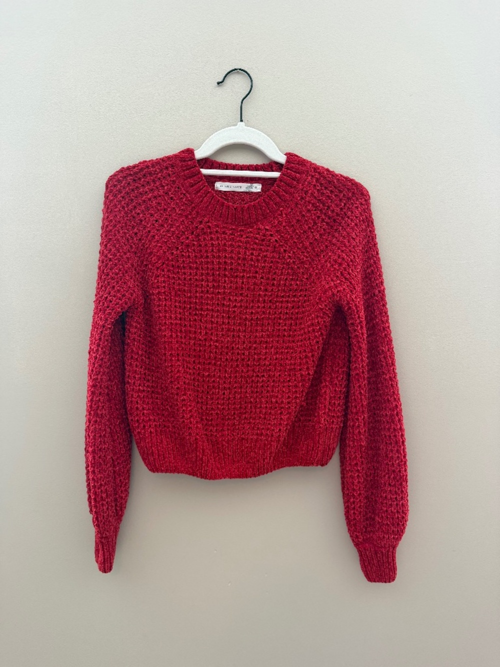 Altar'd State Women's Red Knit Sweater XS